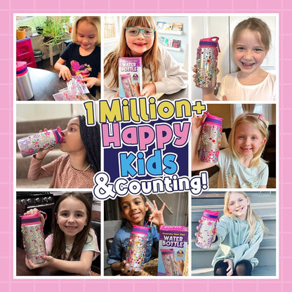 Decorate Your Own Water Bottle Craft Kits for Kids – 6 Year Old Girl Gifts, Valentines Gifts for Kids, Birthday Gifts for Girls, Arts and Crafts for Kids Ages 6-12