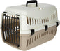Kerbl Transport Box Expedion with Plastic Door, 45 X 30 X 30 Cm, Cream/ Taupe