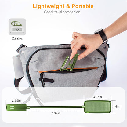 9 LED Clip on Book Light, 3 Eye-Protecting Modes Flexible Reading Light Book Lamp (Warm&Cool White) -Stepless Dimming, Rechargeable, Long Battery Life, 4-Level Power Indicator-Intense Green