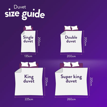 Cosy Nights Double Duvet - 10.5 Tog All Year round Quilt Ideal for Summer & Winter - Comfortable, Soft Touch Cover, Hypoallergenic, Machine Washable, Size (200Cm X 200Cm)