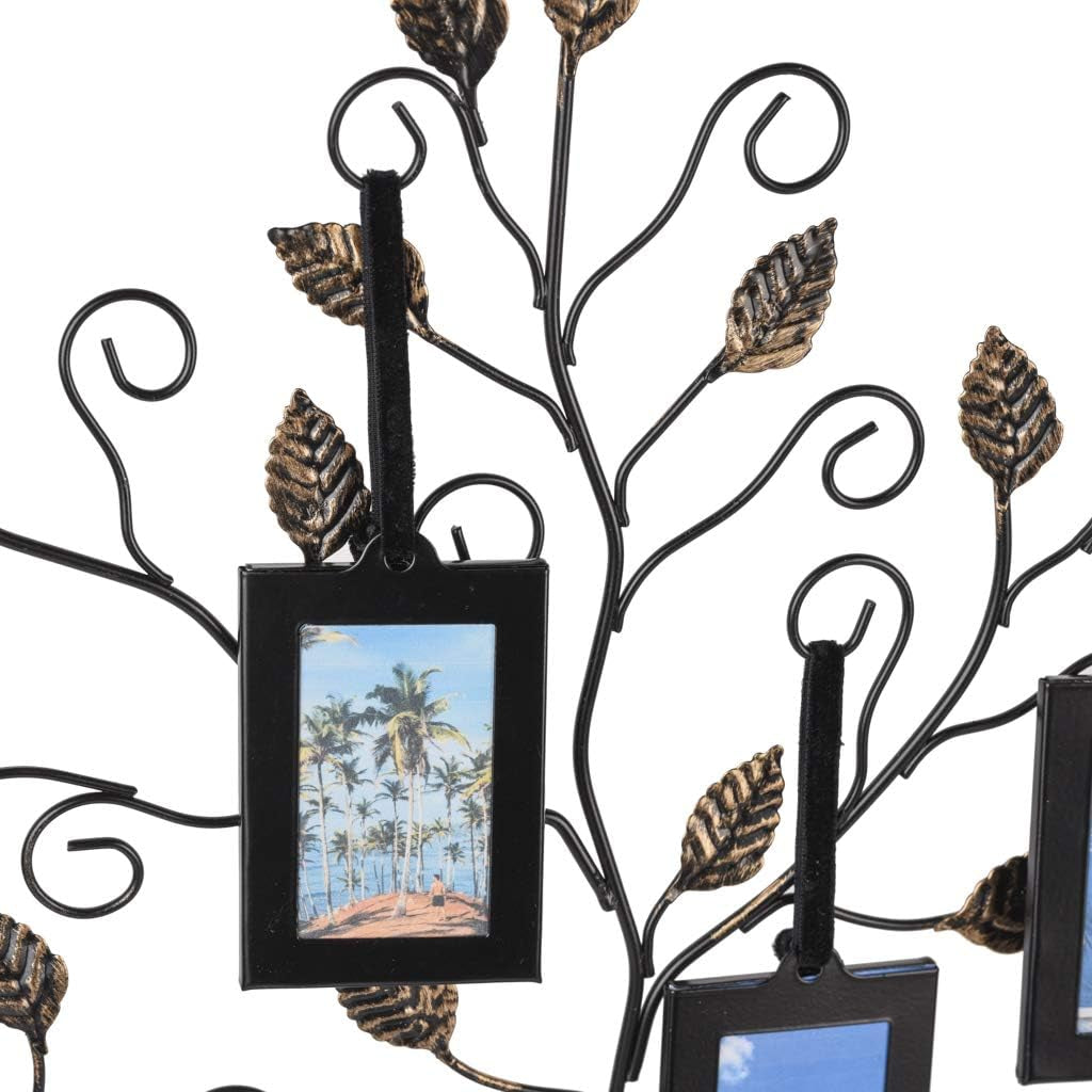 Family Tree Photo Frame with 6 Hanging Picture Frames