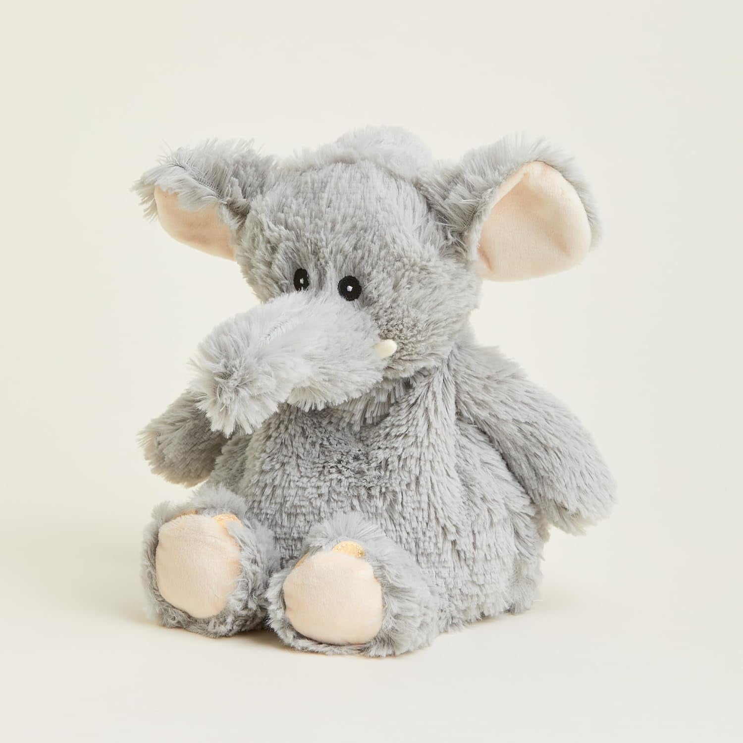 Plush Elephant Microwavable Weighted Teddy with French Lavender Scent, Hot or Cold for Cool Relaxation and Warm Relief