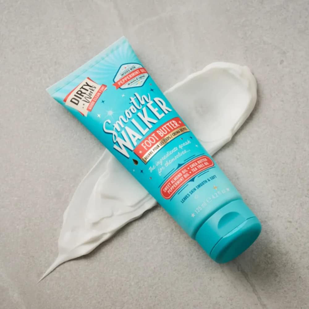 Smooth Walker Foot Butter, Vegan Peppermint Foot Cream, 125Ml