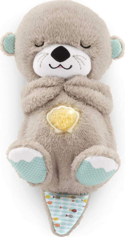 Soothe 'N Snuggle Otter | Newborn Baby Toys & New Baby Gifts | Plush Soft Toys for Babies with Light and Sound Machine | Baby Girl and Baby Boy Gifts | Newborn Essentials, FXC66