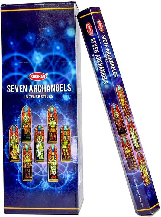 Incense Stick Seven Archangels Perfumed Fragrance Indian Hand Rolled 120 Joss Sticks | Insence Sticks