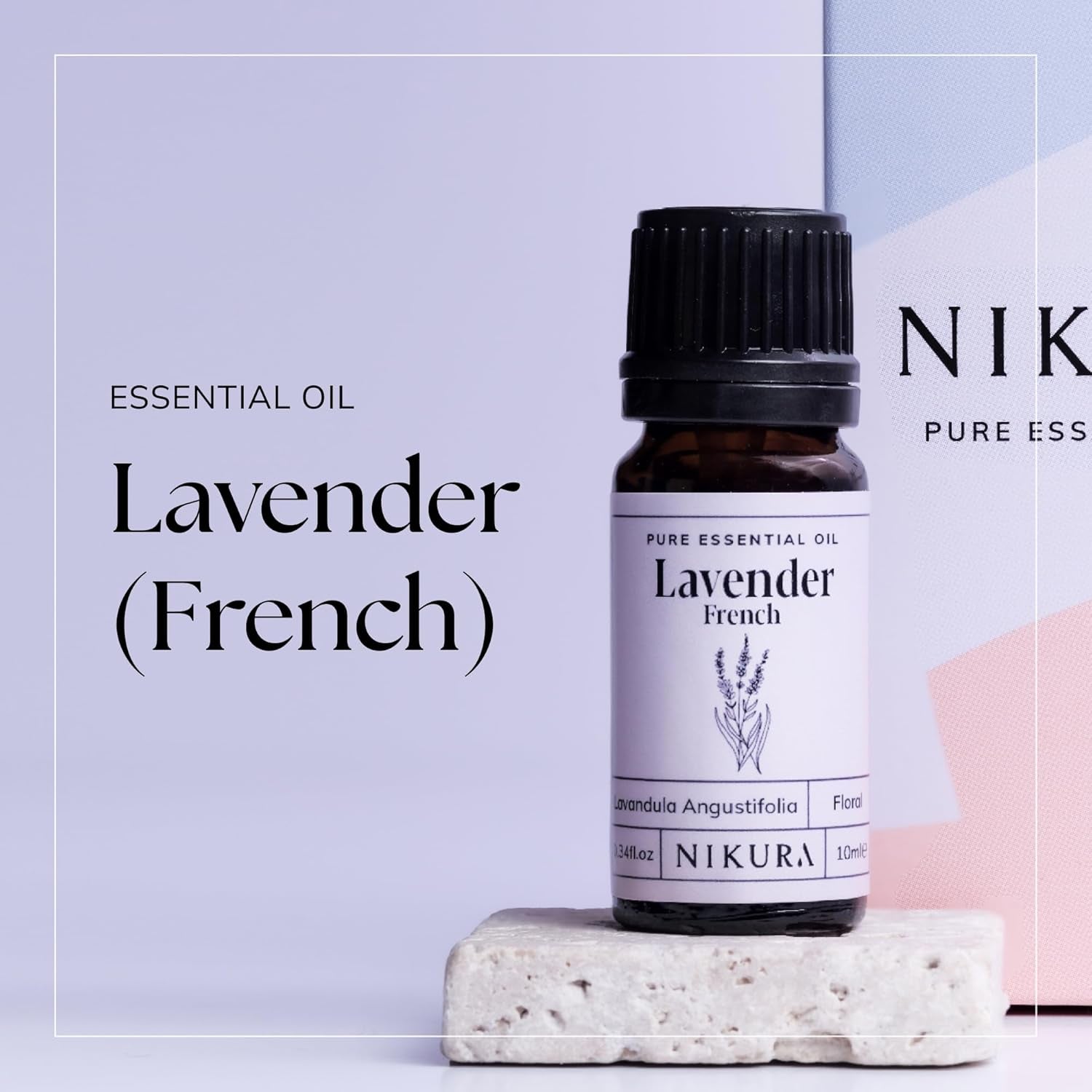 French Lavender Essential Oil - 10Ml | 100% Pure Natural Oils | Lavender Oil for Sleep, Aromatherapy, Diffusers for Home | Vegan & UK Made