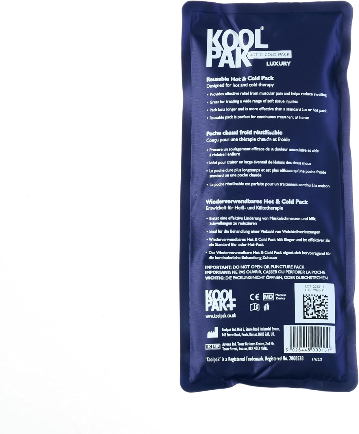 Reusable Luxury Hot and Cold Gel Pack 12Cm X 29Cm (10)