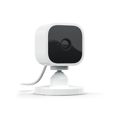 Mini | Indoor Plug-In Pet Security Camera, 1080P HD Day and Night Video, Motion Detection, Two-Way Audio, Easy Setup, Alexa Enabled — 1 Camera (White)