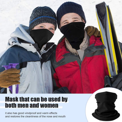 Neck Warmer Snood for Men & Women,Winter Neck Gaiter Fleece Bandana Face Covering Mask Windproof Neck Scarf Neckwear for Outdoor Sports Motorcycle Skiing Running Cycling