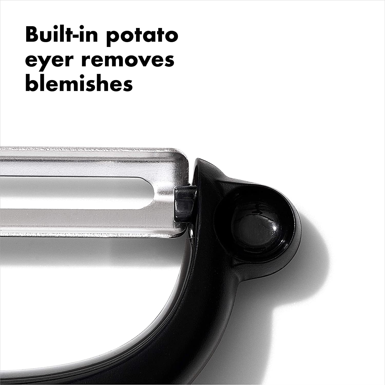 Good Grips Y Peeler, Stainless Steel, Black