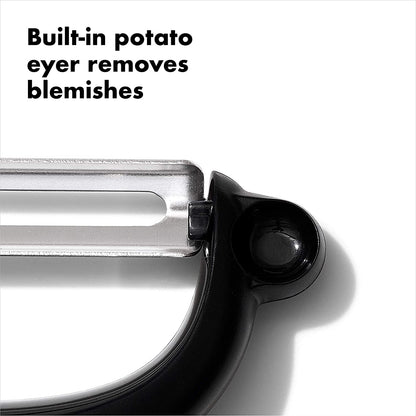 Good Grips Y Peeler, Stainless Steel, Black