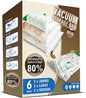 Space Saver Bags for Travel and Home Reusable Vacuum Storage Bags save 80% More Storage Space Work with Vacuum Cleaner (6 Combo, No Pump Included)