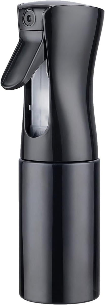 200Ml Small Water Spray Bottles, Continuous Mist Empty Hair Spray Bottles for Cleaning, Curly Hair, Plants GE2001B-200B, Black