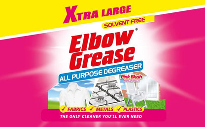 Pink All Purpose Degreaser Spray – Extra Large (1 Litre) | Removes Grease & Oil from Kitchen & Bathroom Surfaces, Outdoor, Vehicles & Fabrics