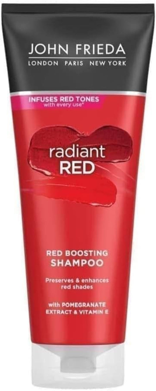 Radiant Red Boosting Shampoo 250 Ml, Shampoo Red Hair, Colour-Boosting and Depositing Shampoo Redheads