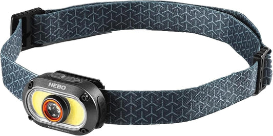 MYCRO 500+ Head Torch - Rechargeable Headlamp & Cap Light for Runners - Headlight with Strap for Outdoor Activities, Running & Sports, Water Resistant - 500 Lumen.