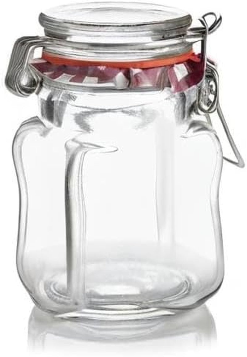 Square Clip Top Spice Jar - 70Ml