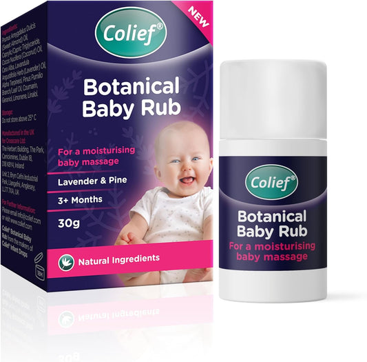 Botanical Baby Rub - Decongestant Solution for Easy Breathing - Infants 3+ Months - Lavender and Pine