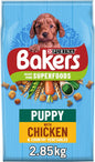 Puppy Dry Dog Food Chicken and Veg 2.85Kg, Pack of 4
