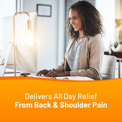 Back and Shoulder Pain Heat Patch | 7 Patches | Targeted Pain Relief | Pain Relief up to 24H | Penetrating Heat Action