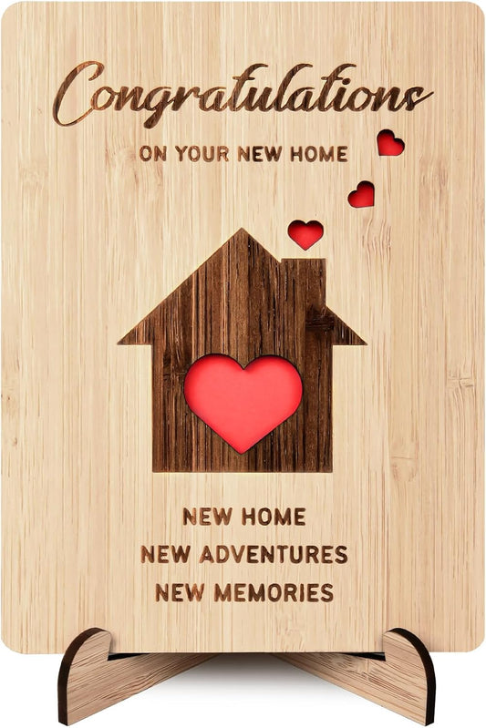 New Home Card, New Home Congratulations Card, Housewarming Card, New House Card, Welcome to Your New Home Card, House Warming Gifts for New Home, New Home New Adventures New Memories