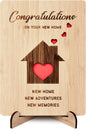 New Home Card, New Home Congratulations Card, Housewarming Card, New House Card, Welcome to Your New Home Card, House Warming Gifts for New Home, New Home New Adventures New Memories